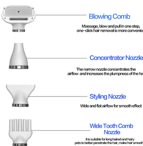 Secador de Pelo Portátil Inteligente con Control de Temperatura para Perros y Gatos, Ventilador de 3 Velocidades Hecho de Plástico Resistente - Product Image 4
