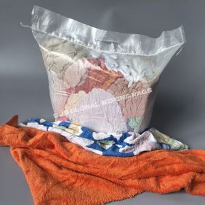 Trapos de Limpieza de Uso General, Suaves, 100% Algodón, Reciclables, de Colores, 10KG 25KG 100KG - Product Image 1