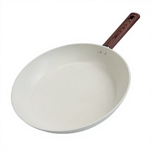 Poêle <span class=keywords><strong>à</strong></span> crêpes <span class=keywords><strong>à</strong></span> induction de luxe en granit et aluminium avec revêtement céramique antiadhésif pour cuisinière, avec couvercle - Product Image 1