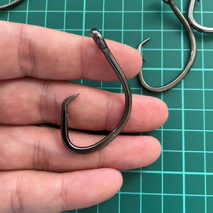 Hameçon de pêche <span class=keywords><strong>pour</strong></span> Ami Pesca 8091 1/0 à 16/0, haute teneur en carbone, gabarit, boucle circulaire, eau salée - Product Image 5