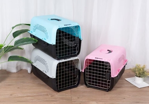 Factory Directly Sale <strong>Pet</strong> Small Animal Outdoor Air Box Car <strong>Transport</strong> Crate Portable <strong>Pet</strong> Travel <strong>Cage</strong> - Product Image 2