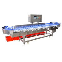 Conditie Kersen Bosbessen Fruit Sorteerder Draaitafel Weegt Screening Machine Zeevruchten Noot Separator Sorteerder Gram Screening Machine