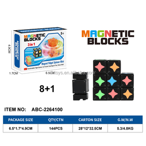 Lucky Toys Magnetic Fidget Spinner Mini Blocks <strong>Glow</strong> Magnet <strong>Cube</strong> &amp; Transformable Fidget Spinner &amp; Infinity <strong>Cube</strong> - Product Image 2