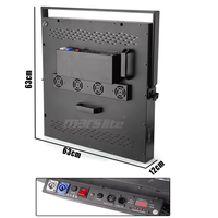Panneau lumineux matriciel LED DMX 5x5 à haute luminosité, 25 LED RGBW 4-en-1 de 10W, pour équipement DJ
