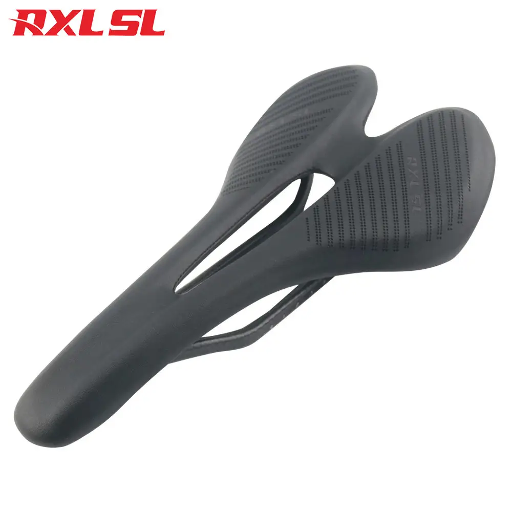 No Logo Road Bicycle Saddle Soft leather Gel and Carbon Fiber Mountain Bike Seat 275*143mm Front Seat Mat Mtb Leather Saddles