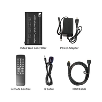 Profesyonel ses Video ve aydınlatma çoklu ekran LED Video duvar denetleyicisi 6 kanallı 1x4 2x2 1x6 2x6 4K 2K HD HDMI