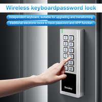 Contrôleur de porte intelligent étanche Secukey WK2 avec application TTLock, RFID 13,56 MHz, clé à code, mot de passe, carte, clavier de contrôle d'accès sans fil