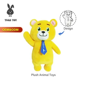 CPC CE UKCA OEM ODM desain merek Anda sendiri mainan lembut kustom Super lembut boneka binatang mewah mainan untuk anak-anak