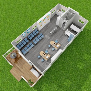 Casa Contenedor Expandible de Alta Calidad con Doble Ala, Casa Móvil Prefabricada con Dormitorio, Diseño Moderno y Protección Ambiental - Product Image 4