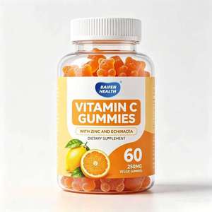 Gomitas de Vitaminas Variadas OEM ODM, Sabor Personalizado, Vitamina C Masticable que Proporciona Energía, 60 Unidades, Colores Personalizados para Adultos y Niños - Product Image 1