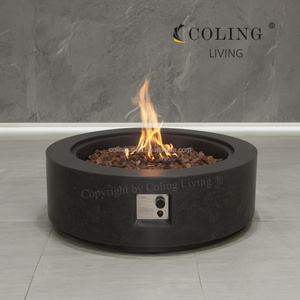 Hot Selling Stainless Steel Propane <strong>Gas</strong> <strong>Fire</strong> <strong>Pit</strong> 901 Round <strong>Fire</strong> Table <strong>Garden</strong> Friendly Concrete GFRC <strong>Fire</strong> <strong>Pit</strong> - Product Image 6