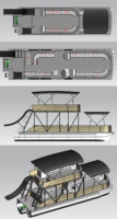 Bateau ponton en aluminium à double pont de 30 pieds, très demandé, avec canapés, pour 25 personnes, bateau de fête, maison flottante, 3 tubes de ponton