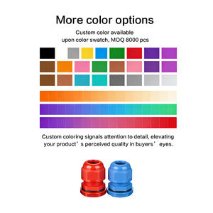 WZUMER Gaine de câble <span class=keywords><strong>électrique</strong></span> étanche en plastique nylon de qualité supérieure UL IP68, embout de câble M8 M10 M12 M16 M18 M20 M22 M25 M32 M36 - Product Image 2