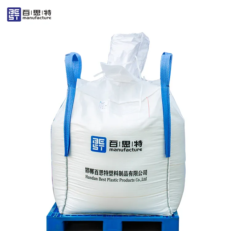 1000 KG PP Siêu Bao Túi Số Lượng Lớn Thực Phẩm Cấp FIBC Cho Phân Bón 1000 KG PP Bao Tải Lớn