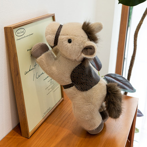 Juguetes de Peluche de Caballo Suaves y Realistas, Recuerdos Personalizados para Exposiciones de Año Nuevo, Regalos para Clientes, Lindos Animales de Peluche de Caballo de Granja - Product Image 3