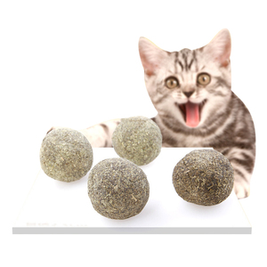 Juguetes Interactivos para Mascotas: Pelota de Juguete para Gatos con Hierba Gatera Orgánica Japonesa, Matatabi y Silvervine para Rascar y Rodar - Product Image 2