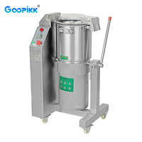 GOOPIKK Hachoir à viande commercial Hachoir à houmous électrique Acier inoxydable 18L Hachoir à viande Pesto Sauce Cutter Mixer
