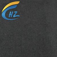 Tela de Punto Acanalado 2x2, Suave, 305 g/m², 58% Poliéster, 38% Poliamida, 4% Elastano, para Ropa, Prendas de Vestir, Ropa Interior y Ropa de Estar por Casa