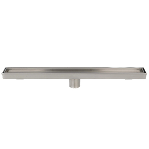 Desagüe de suelo de salida de 95mm para baño e inodoro, desagüe de suelo de ducha lineal, ducha de estilo cuadrado, desagüe de suelo de acero inoxidable - Product Image 4