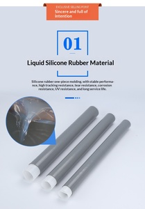 أنبوب عازل قابل للانكماش البارد من روند للكابلات عالية/منخفضة الجهد 1-35 كيلو فولت، طقم توصيل مغلق 35 كيلو فولت - Product Image 4