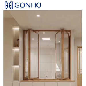 Finestre e Porte Pieghevoli in <span class=keywords><strong>Alluminio</strong></span> con Apertura Automatica Superiore per Balconi, Produzione Gonho Factory - Product Image 3