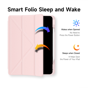 Flip-<b>stand</b> <b>tablet</b> case <b>for</b> iPad Pro 13 (2024-2025) / iPad 10 (2022) - 11 (2025) with pen slot and magnetic <b>tablet</b> cover - Product Image 3