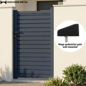 <span class=keywords><strong>Portail</strong></span> piétonnier en aluminium sur mesure pour villa, appartement, jardin, allée latérale, porte simple à persiennes <span class=keywords><strong>avec</strong></span> clôture en aluminium - Product Image 2