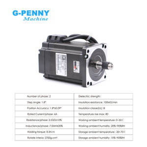 JMC NEMA34 Closed-<span class=keywords><strong>Loop</strong></span> <span class=keywords><strong>2</strong></span>-Phasen Schrittmotor-Kit 8,5N.m 6A 2HSS86H Treiber + 86J18118EC-1000-LS-YJ Motor 1200Oz-in Hybrid-Servo - Product Image 5