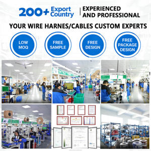 IP65 Su Geçirmez Döner Konnektörlü Güç Kablosu, 3.81mm Terminal 3P RS1.25-4 Dış Mekan Ekipmanları için Kablo - Product Image 6