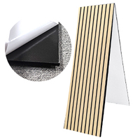 Panneau mural acoustique mince auto-adhésif haute performance, panneau absorbant le son de qualité supérieure pour la décoration
