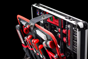 Ensemble d'outils pour la maison et l'industrie 156 en 1, comprenant des pinces, des tournevis, des clés, des outils à main en aluminium, un coffret rigide - Product Image 2