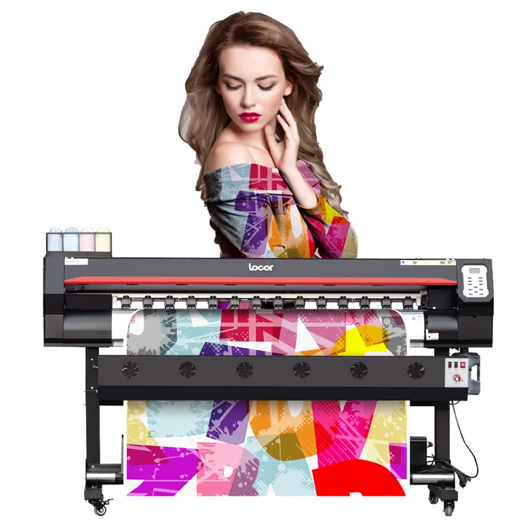 1.6m 절단 인쇄기 2020 더 싼 비닐 절단기 도형기 인쇄 기계 5113 dx5 자동적인 잉크 제트 작은 스티커 인쇄 기계