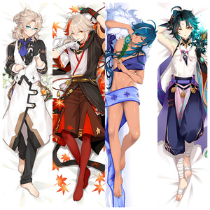 Funda <span class=keywords><strong>de</strong></span> Almohada Dakimakura Personalizada <span class=keywords><strong>de</strong></span> Genshin Impact, Funda <span class=keywords><strong>de</strong></span> Almohada Larga y Suave con Estampado <span class=keywords><strong>de</strong></span> <span class=keywords><strong>Anime</strong></span> <span class=keywords><strong>Sexy</strong></span> - Product Image 1