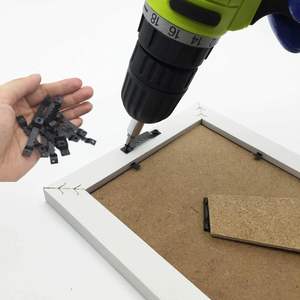 مشابك تعليق صور فولاذية صغيرة من ديبانج هاردوير مع براغي وخطافات للساعات واللوحات الفنية والإطارات - Product Image 6