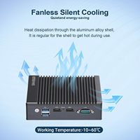 Dispositivo de Firewall sin Ventilador J3710 4C/4T, 4 Puertos LAN I226, Enrutador de Red, Compatible con PF-Sense AES NI HD/VGA/Wi-Fi