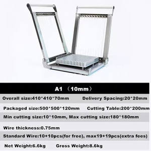 Guitar à double bras Manuel Steel Wire Chin Chin Daddies Small Spiral 1 Inch Brownie Chinchin Hand Cutter - Product Image 3