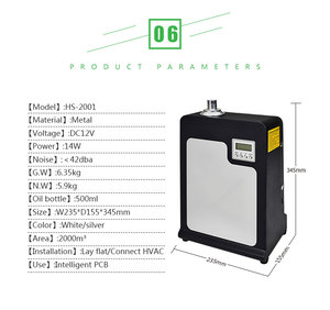Difusor de Aromaterapia Comercial de Gran Capacidad para Hoteles, Tecnología de Nebulización, Función de Temporizador, para Uso en el Hogar, la Oficina y Hoteles - Product Image 5