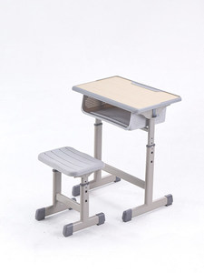Bureau en métal relevable et épaissi pour salles <span class=keywords><strong>de</strong></span> classe et agences <span class=keywords><strong>de</strong></span> tutorat, idéal pour les élèves du primaire et du secondaire, design minimaliste moderne - Product Image 5