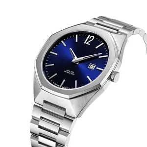 Relojes Para Hombre Stainless Steel Ultra Thin Mens Watches Custom Logo Wrist Watches Quartz Movement Luxury Men Watch