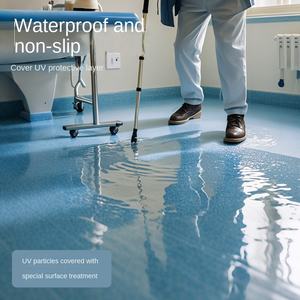 Piso de plástico de PVC de 2mm de Material nuevo <span class=keywords><strong>LG</strong></span> para oficina comercial Hotel B1 piso de cuero moderno antiestático ignífugo - Product Image 3