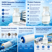 Anticalcaire spécial pour système de dessalement d'eau de mer à TDS élevé (SWRO) - Inhibiteur de calcaire