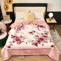 Amity Factory verdickte Decke gedruckt Winter Doppels chicht warme Decke Home Raschel Cover Decke
