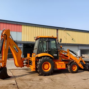 Excavatrice sur roues JCB 3CX jaune, moteur Changchai, équipement de construction moyen PLC - Product Image 2