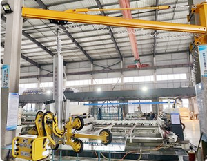 رافعة زجاجية بأربعة أكواب شفط مع محرك وصندوق تروس PLC منخفض الضوضاء - Product Image 5