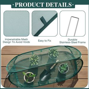 Rete Anti-<span class=keywords><strong>Uccelli</strong></span> Pieghevole Salvaspazio C335 per Piante, Copertura a Rete <span class=keywords><strong>da</strong></span> Giardino per Ortaggi e Fiori - Product Image 4