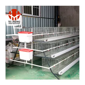 Poultry Farm Used A type Ladder Baby Chicken Cages