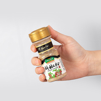 Venta al por mayor 125g/133G Material PET tapa abatible tarros coctelera vacío plástico cocina condimento embalaje tarros de spray para uso en la cocina