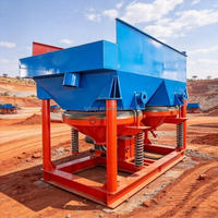 Machine de séparation gravitaire à dents de scie pour l'or alluvial, les diamants, le manganèse, la barite, l'étain et le charbon
