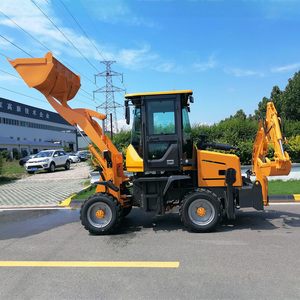 Backhoe <span class=keywords><strong>Loader</strong></span> Wheel <span class=keywords><strong>Loader</strong></span> 4x4 Retroexcavadora Backhoe <span class=keywords><strong>Loader</strong></span> Baru untuk dijual - Product Image 5
