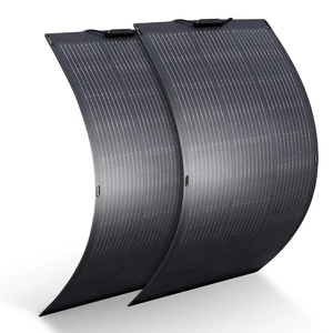 Panneau solaire flexible 200W <span class=keywords><strong>Silicium</strong></span> monocristallin IP68 <span class=keywords><strong>Cellule</strong></span> photovoltaïque noire pour balcon et camping-car - Product Image 1